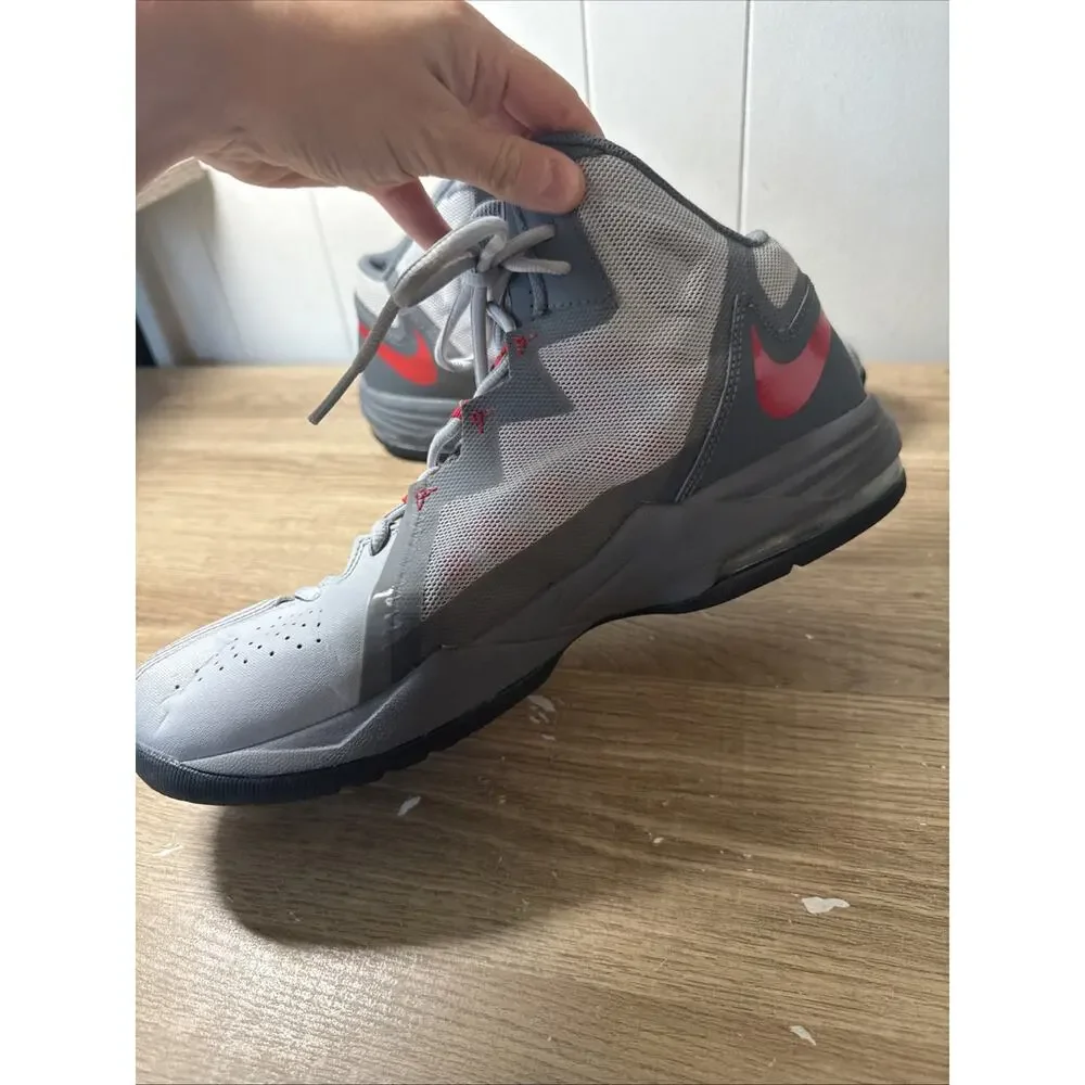 Nike Air Max Stutter Step 2 Mens Basketball Shoes Grey Red 653455-005 Size 11 D3
